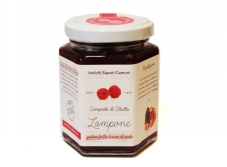 Marmellate, confetture e creme - ANTICHI SAPORI CAMUNI COMPOSTA DI FRUTTA  - LAMPONE - 215gr