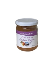 CONFETTURA EXTRA DI MELA ROSA DEI SIBILLINI E LAVANDA - 210 gr