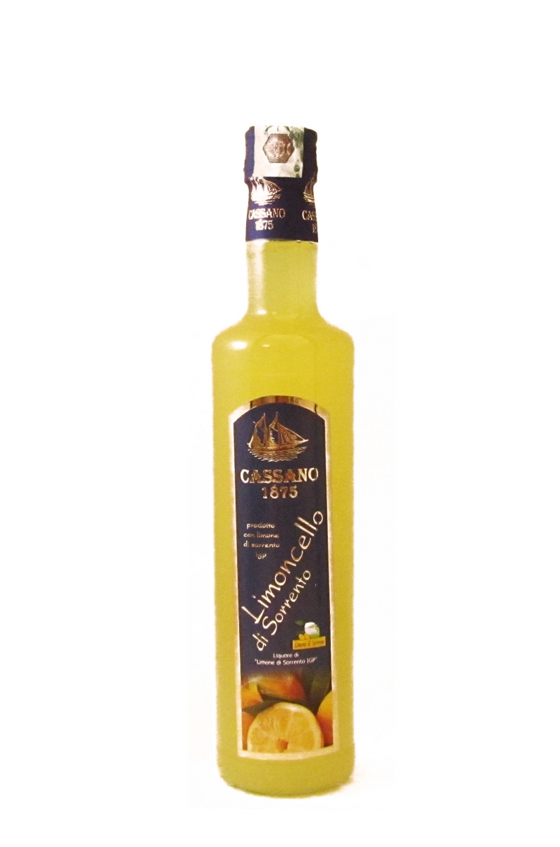Bitters and Digestives CASSANO 1875: LIMONCELLO DI SORRENTO IGP - 500ML
